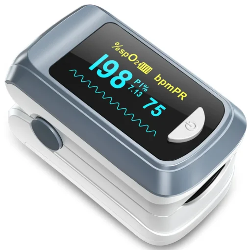 Fingertip Pulse Oximeter - Saturation Oxygen Monitor Fingertip - Accurate, Fast, Portable, and Easy to Use - Image 2