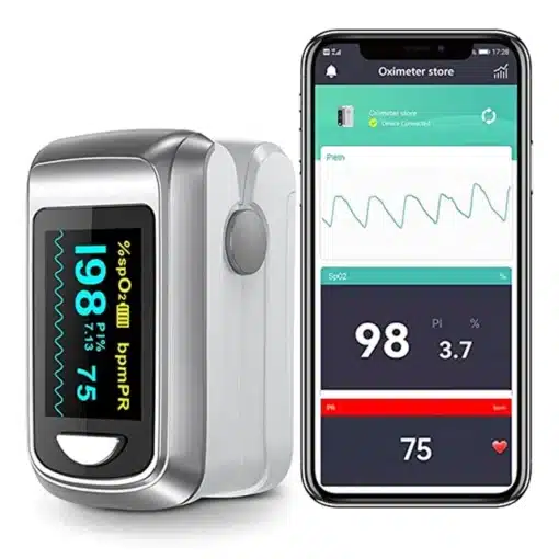 Fingertip Pulse Oximeter - Saturation Oxygen Monitor Fingertip - Accurate, Fast, Portable, and Easy to Use - Image 11