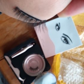 Magnetic False Eyelashes Natural Eye Lashes Extension Liquid Eyeliner +Tweezer photo review