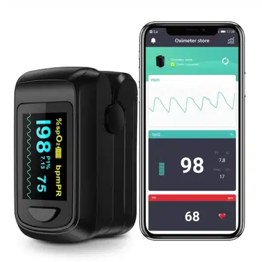 Fingertip Pulse Oximeter - Saturation Oxygen Monitor Fingertip - Accurate, Fast, Portable, and Easy to Use - Image 10