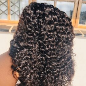 Brazilian Water Wave Curly Human Hair Wig photo review