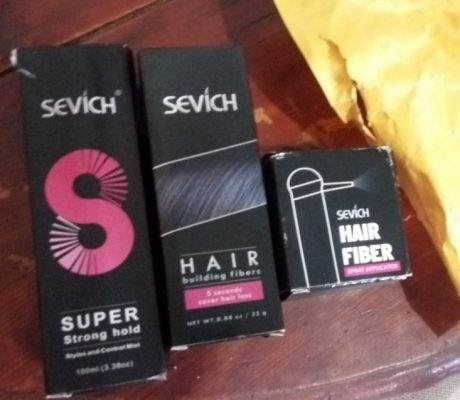 Sevich Unisex Hair Fiber Spray and Applicator for Hair Loss Treatment photo review