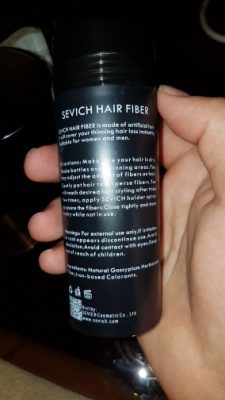 Sevich Unisex Hair Fiber Spray and Applicator for Hair Loss Treatment photo review