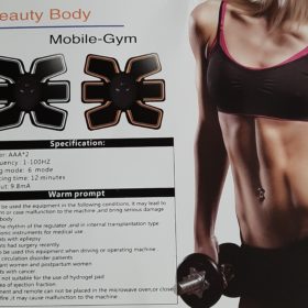 Smart EMS Stimulator Trainer for Buttocks, Hip, Abdominal ABS and Arms photo review