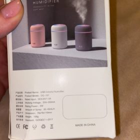 H2O USB Air Humidifier and Fragrance Diffuser photo review