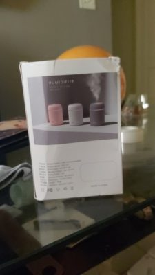 H2O USB Air Humidifier and Fragrance Diffuser photo review