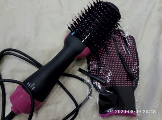 One Step Hair Dryer Hot Air Brush And Volumizer Hot Air Brush photo review