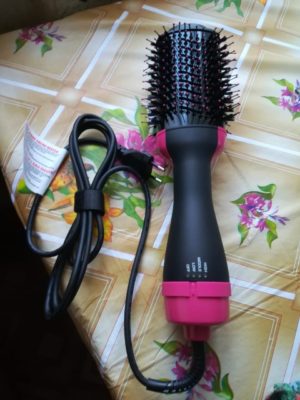 One Step Hair Dryer Hot Air Brush And Volumizer Hot Air Brush photo review