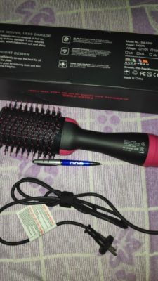 One Step Hair Dryer Hot Air Brush And Volumizer Hot Air Brush photo review