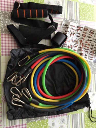 Resistance Bands Set 11 Piece Full Body Set For Home Workout photo review