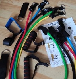 Resistance Bands Set 11 Piece Full Body Set For Home Workout photo review