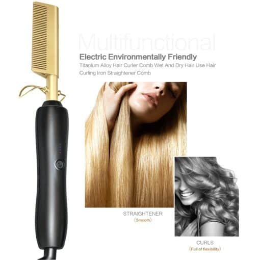 Hair Straightener Heat Comb - Image 4