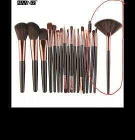 MAANGE 18 Pcs Premium Synthetic Makeup Brush photo review