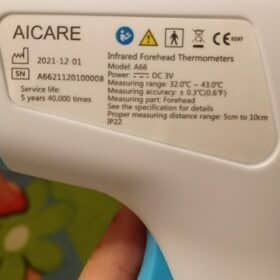 AICARE Digital Infrared Forehead Thermometer photo review