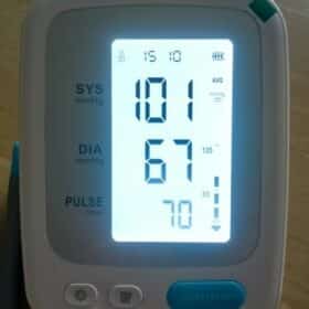 Digital Blood Pressure Monitor Upper Arm Cuff Automatic Home BP Sphygmomanometers photo review