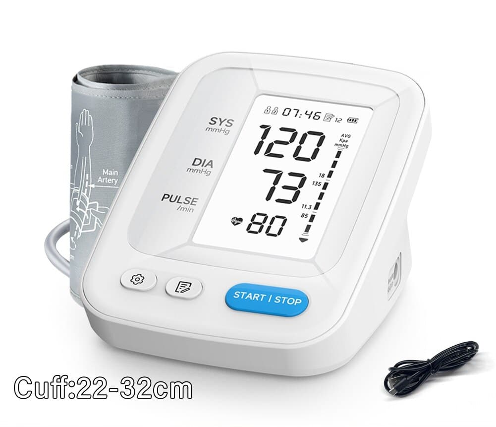 Digital Upper Arm Blood Pressure Monitor Measurement