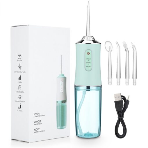 Oral-Irrigator-Portable-Dental-Water-Flosser-USB-Rechargeable-Water-Jet-Floss-Tooth-Pick-4-Jet-Tip