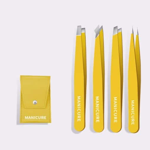 Eyebrow-Tweezer-yellow